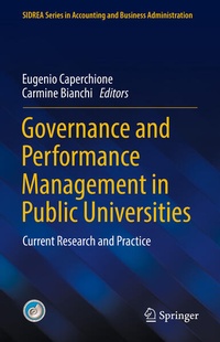 Enlarge image Cover: Governance and Performance Management in Public Universities - Springer