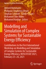 Cover: Modelling and Simulation of Complex Systems for Sustainable Energy Efficiency - Springer