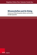 Cover: Wissenschaften und ihr Dialog - Brill Deutschland