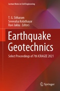 Cover: Earthquake Geotechnics - Springer