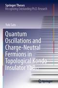 Cover: Quantum Oscillations and Charge-Neutral Fermions in Topological Kondo Insulator YbB&sup1;&sup2; - Springer