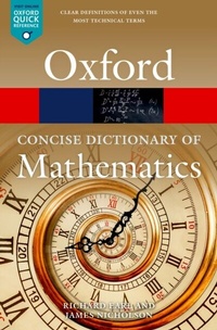 Enlarge image Cover: The Concise Oxford Dictionary of Mathematics - OUP eBook