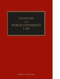 Abbildung von: Sterling on World Copyright Law - Sweet & Maxwell