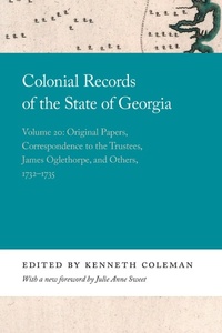 Bild: Colonial Records of the State of Georgia - University of Georgia Press