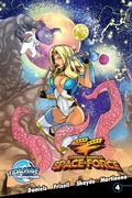 Cover: Stormy Daniels: Space Force #4 - TidalWave Productions