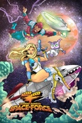 Cover: Stormy Daniels: Space Force: Volume 1 - TidalWave Productions