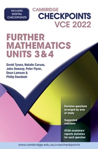 Enlarge image Cover: Cambridge Checkpoints VCE Further Mathematics Units 3&4 2022 Digital Code - Cambridge University Press