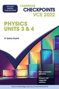Cover: Cambridge Checkpoints VCE Physics Units 3&4 2022 Digital Code - Cambridge University Press
