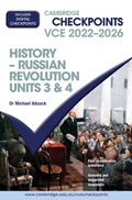 Cover: Cambridge Checkpoints VCE Russian Revolution Units 3&4 2022-2026 Digital Code - Cambridge University Press