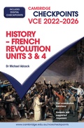 Cover: Cambridge Checkpoints VCE French Revolution Units 3&4 2022-26 Digital Code - Cambridge University Press