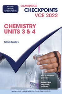 Abbildung von: Cambridge Checkpoints VCE Chemistry Units 3&4 2022 - Cambridge University Press