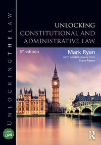 Enlarge image Cover: Unlocking Constitutional and Administrative Law - Routledge