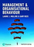 Cover: Management and Organisational Behaviour - Pearson Education Limited