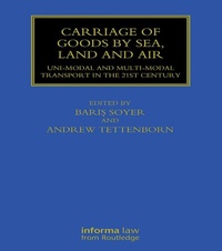 Abbildung von: Carriage of Goods by Sea, Land and Air - Informa Law