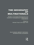 Cover: The Geography of Multinationals (RLE International Business) - Routledge