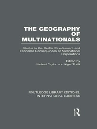 Enlarge image Cover: The Geography of Multinationals (RLE International Business) - Routledge
