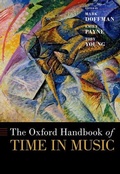 Cover: The Oxford Handbook of Time in Music - Oxford University Press Inc