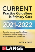 Cover: CURRENT Practice Guidelines in Primary Care 2021-2022 - McGraw-Hill Education