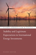 Cover: Stability and Legitimate Expectations in International Energy Investments - Hart Publishing