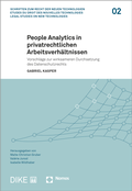 Cover: People Analytics in privatrechtlichen Arbeitsverh&auml;ltnissen - Dike Verlag Z&uuml;rich