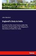 Cover: England's Duty to India - Hansebooks