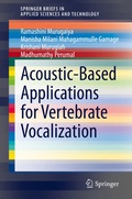 Cover: Acoustic-Based Applications for Vertebrate Vocalization - Springer