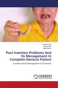 Cover: Post Insertion Problems And Its Management In Complete Denture Patient - LAP Lambert Academic Publishing