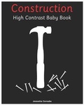 Cover: Construction High Contrast Baby Book - Jasione Books