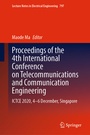 Cover: Proceedings of the 4th International Conference on Telecommunications and Communication Engineering - Springer