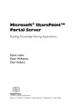 Cover: Microsoft SharePoint Portal Server - Elsevier
