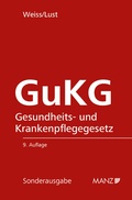 Cover: Gesundheits- und Krankenpflegegesetz GuKG - Manz