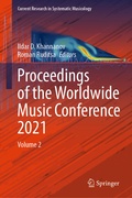 Cover: Proceedings of the Worldwide Music Conference 2021 - Springer