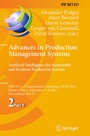 Cover: Advances in Production Management Systems. Artificial Intelligence for Sustainable and Resilient Production Systems - Springer