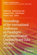 Cover: Proceedings of the International Conference on Paradigms of Communication, Computing and Data Sciences - Springer