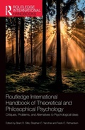 Cover: Routledge International Handbook of Theoretical and Philosophical Psychology - Routledge