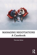 Cover: Managing Negotiations - Routledge