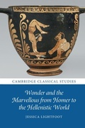 Cover: Wonder and the Marvellous from Homer to the Hellenistic World - Cambridge University Press