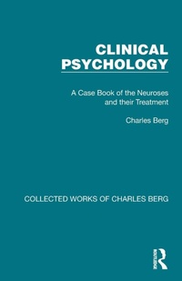 Enlarge image Cover: Clinical Psychology - Routledge