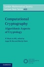 Cover: Computational Cryptography - Cambridge University Press