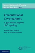Cover: Computational Cryptography - Cambridge University Press