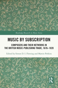 Abbildung von: Music by Subscription - Routledge