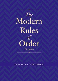 Abbildung von: The Modern Rules of Order, Fifth Edition - American Bar Association