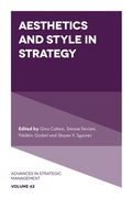 Cover: Aesthetics and Style in Strategy - Emerald Publishing Limited