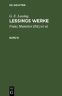 Cover: Lessings Werke. Band 6 - De Gruyter