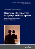Cover: Harmony Effects Across Language and Perception - Peter Lang Verlag