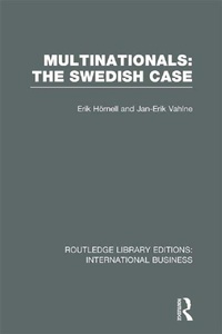Enlarge image Cover: Multinationals: The Swedish Case (RLE International Business) - Routledge