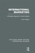 Cover: International Marketing (RLE International Business) - Routledge