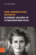 Cover: Eine 'unm&ouml;gliche' &Auml;sthetik - Elfriede Jelinek im literarischen Feld - B&ouml;hlau