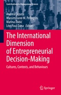 Cover: The International Dimension of Entrepreneurial Decision-Making - Springer