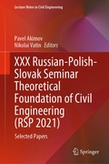 Cover: XXX Russian-Polish-Slovak Seminar Theoretical Foundation of Civil Engineering (RSP 2021) - Springer